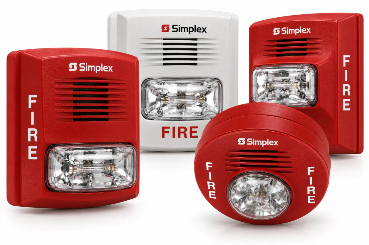 صافرة وفلاشر إنذار Simplex