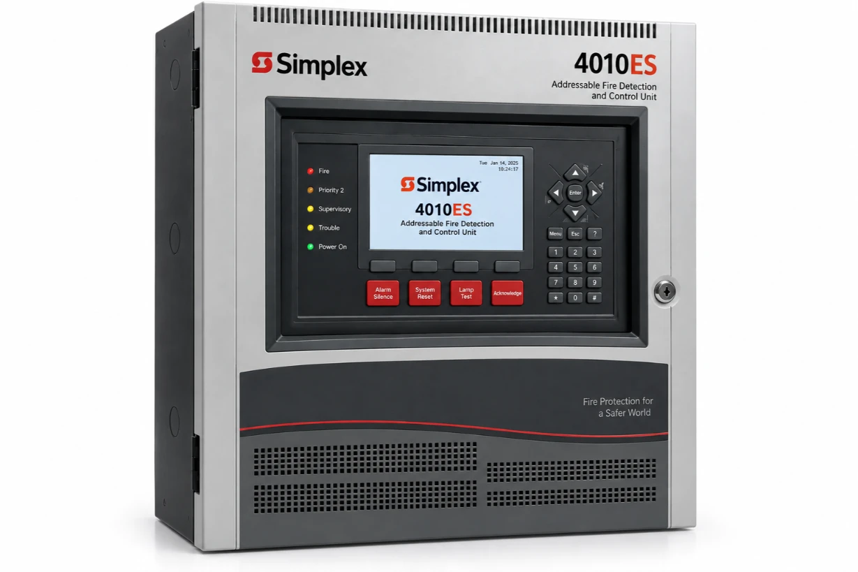 لوحة تحكم إنذار حريق معنونة Simplex 4010ES