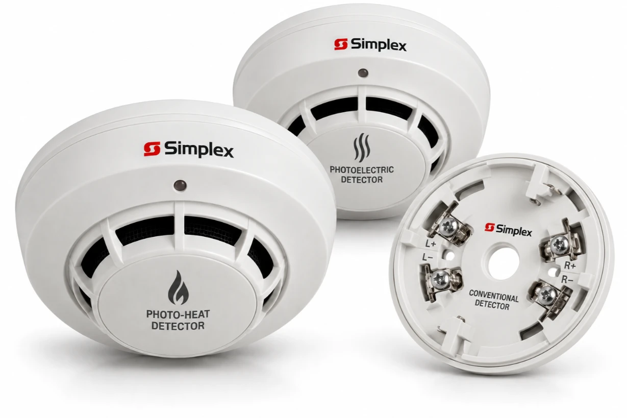 كواشف دخان وحرارة تقليدية Simplex