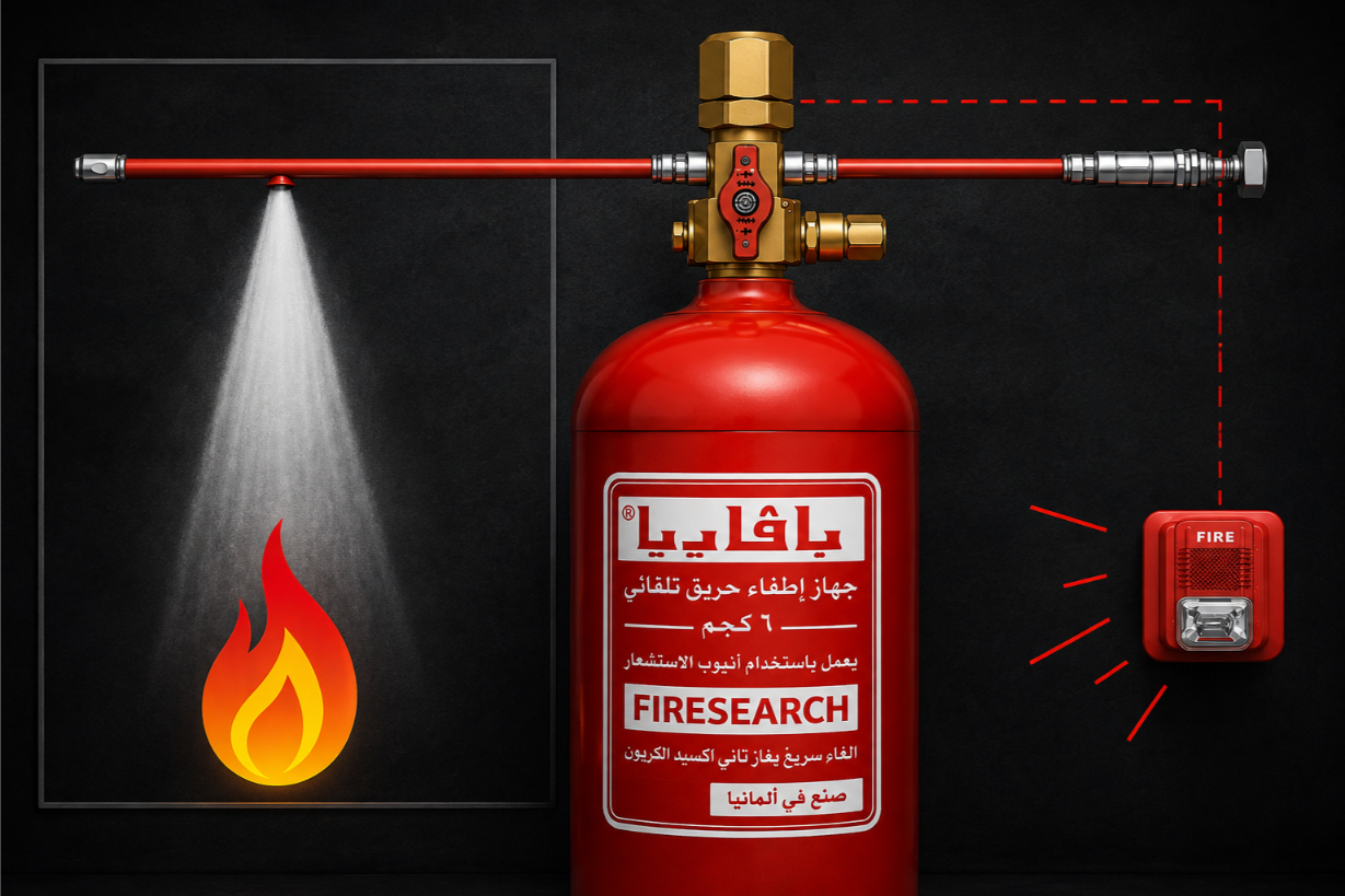 نظام إخماد الحرائق التلقائي بافاريا فاير سيرش CO₂
