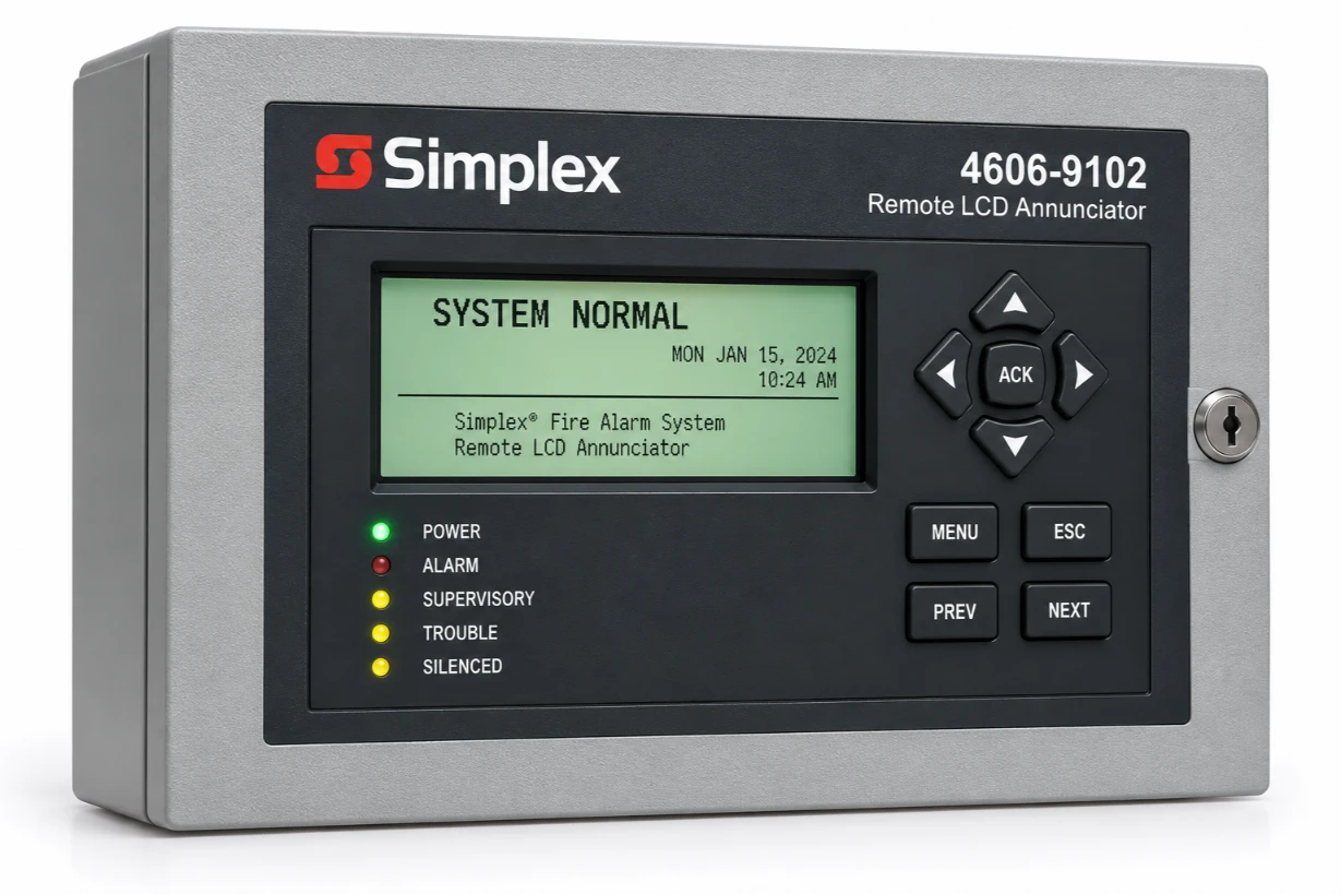 لوحة إعلان LCD عن بُعد Simplex 4606-9102